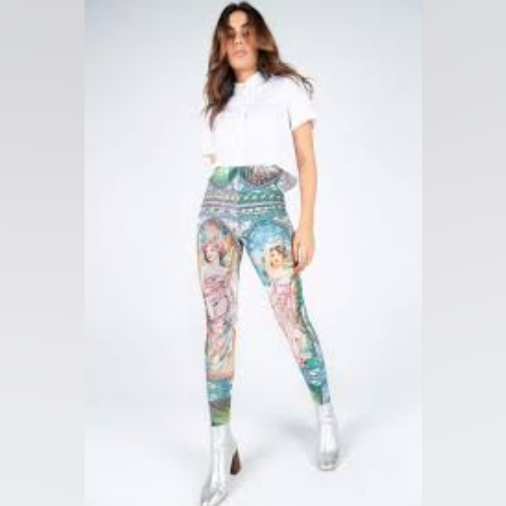 Blackmilk mucha times of day toastie leggings